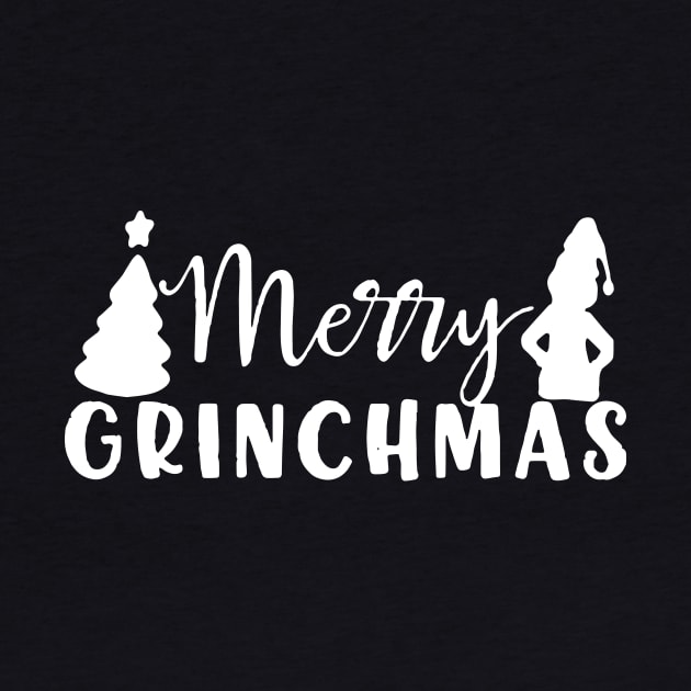 Merry Grinchmas Men Woman Black And White Shirt Wife by dieukieu81